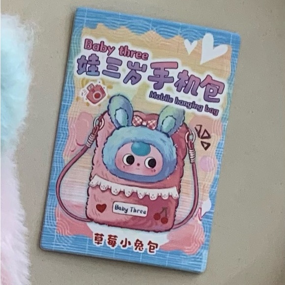 Baby Three “Pastel Bunny
Plush” Mobile Hanging Bag - Picture 6 of 7